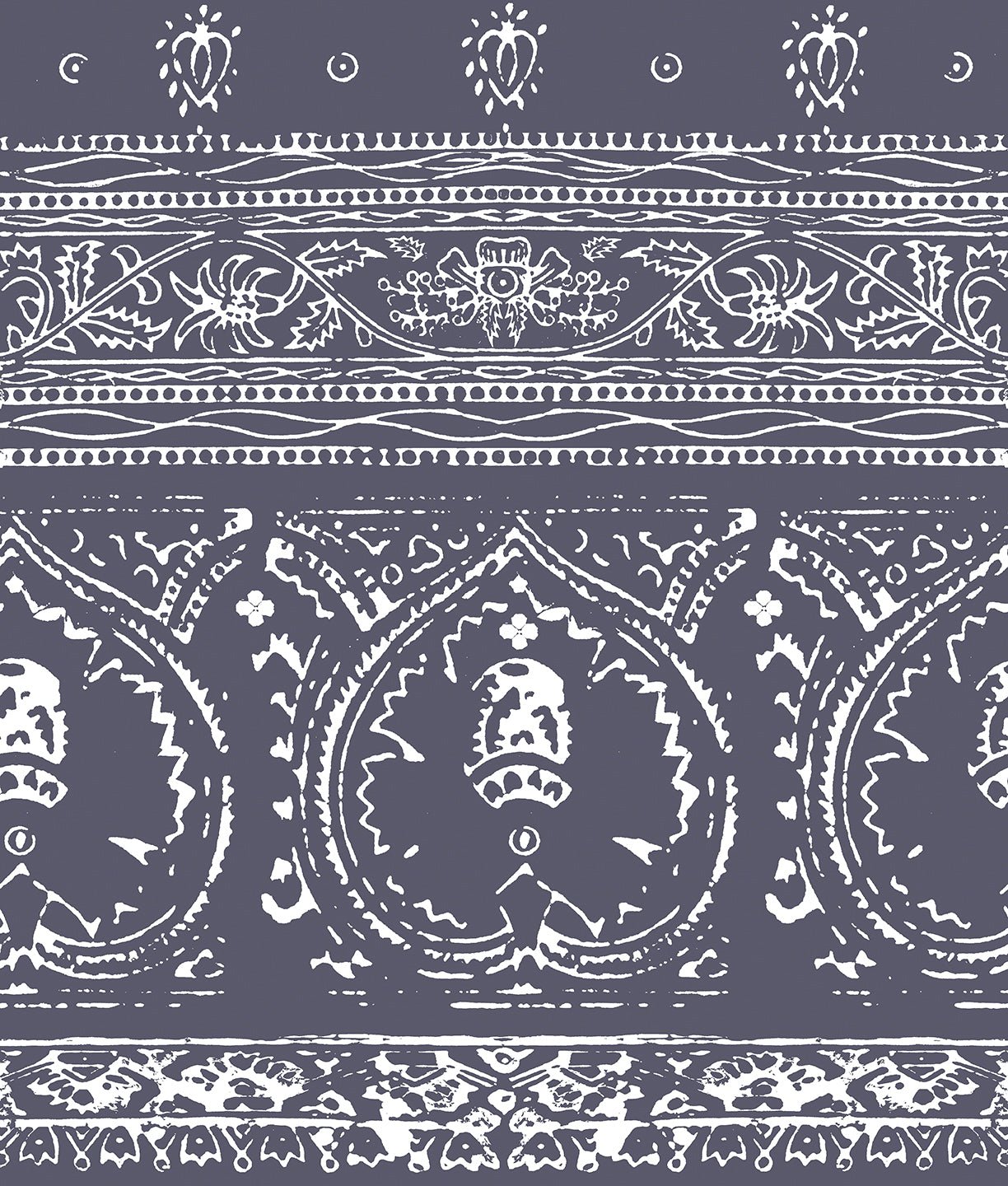 Agra Reverse Ink Peel and Stick Wallpaper, Double Roll, 34" x 288", 48 sq ft - nicolettemayer.com