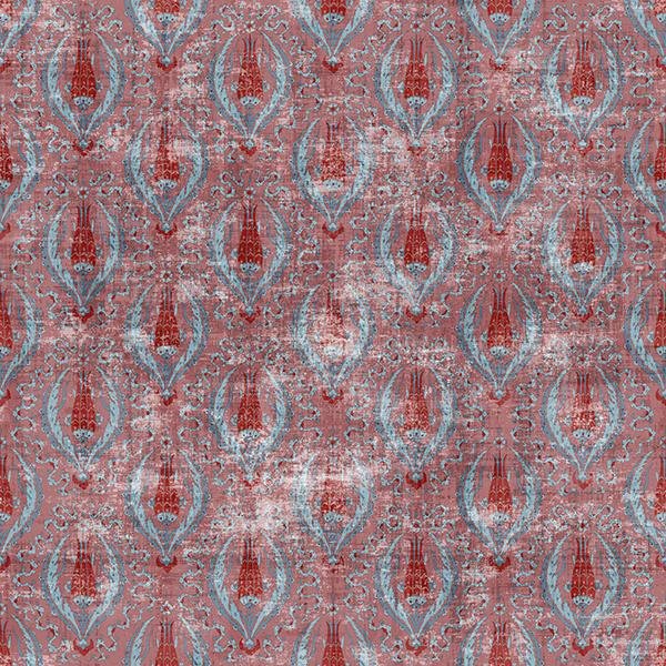 Byzantine Jewel Red Wallpaper, Per Yard - nicolettemayer.com