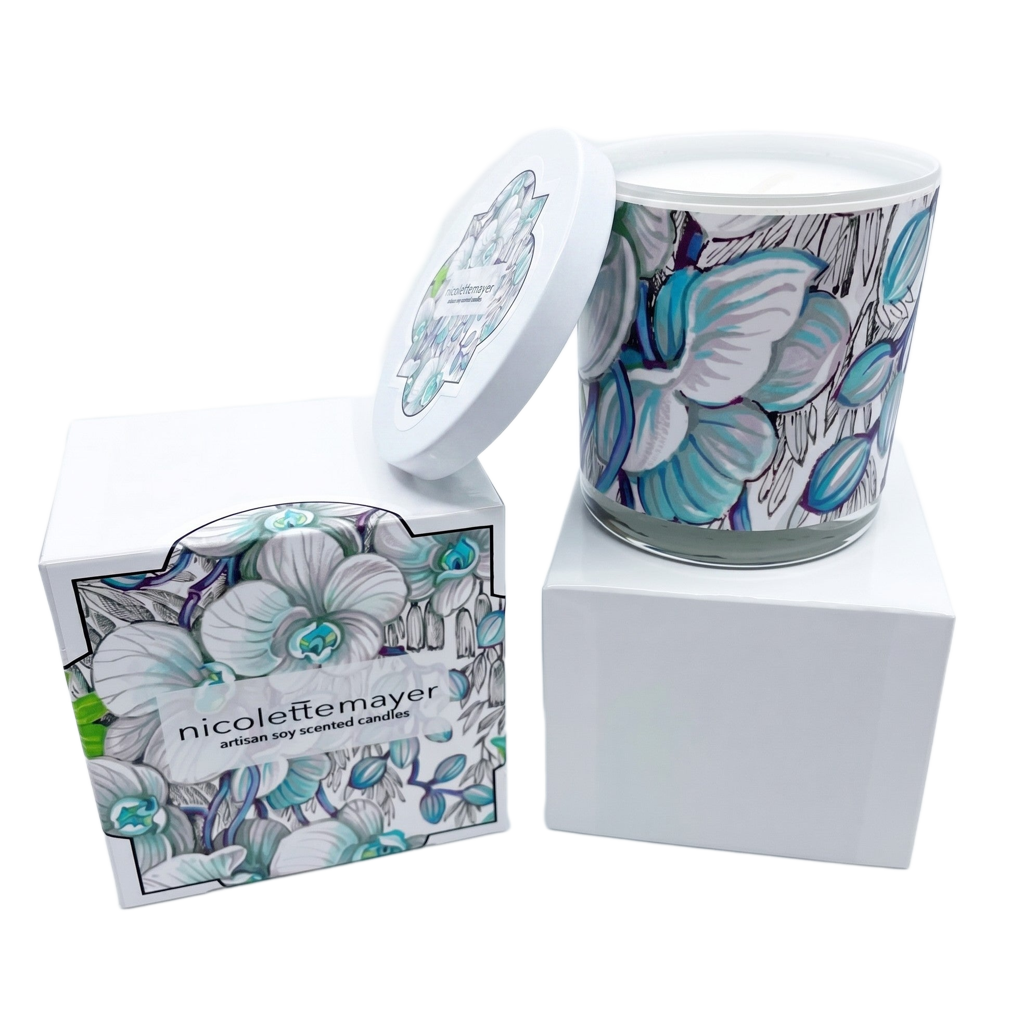 Orchid Phalaenopsis Candle - nicolettemayer.com