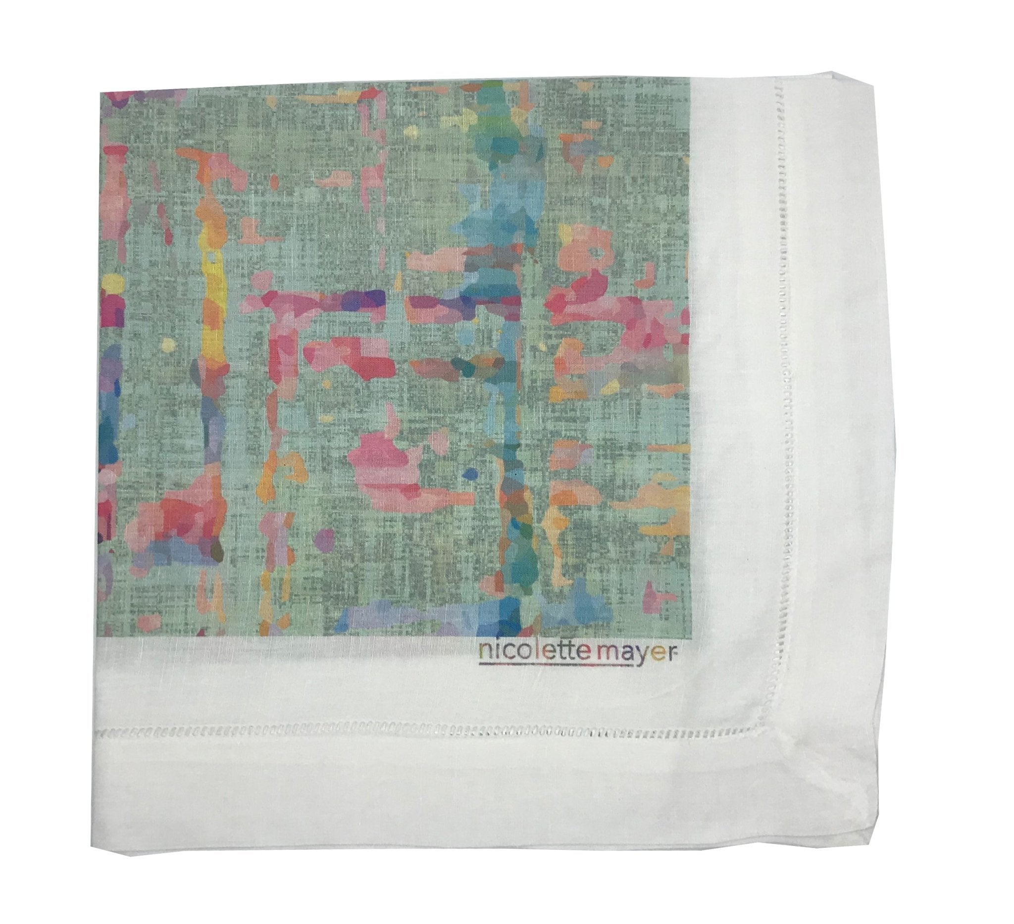 Coco Mint 22X22 Hemstitch Napkin, Set Of 4 - nicolettemayer.com