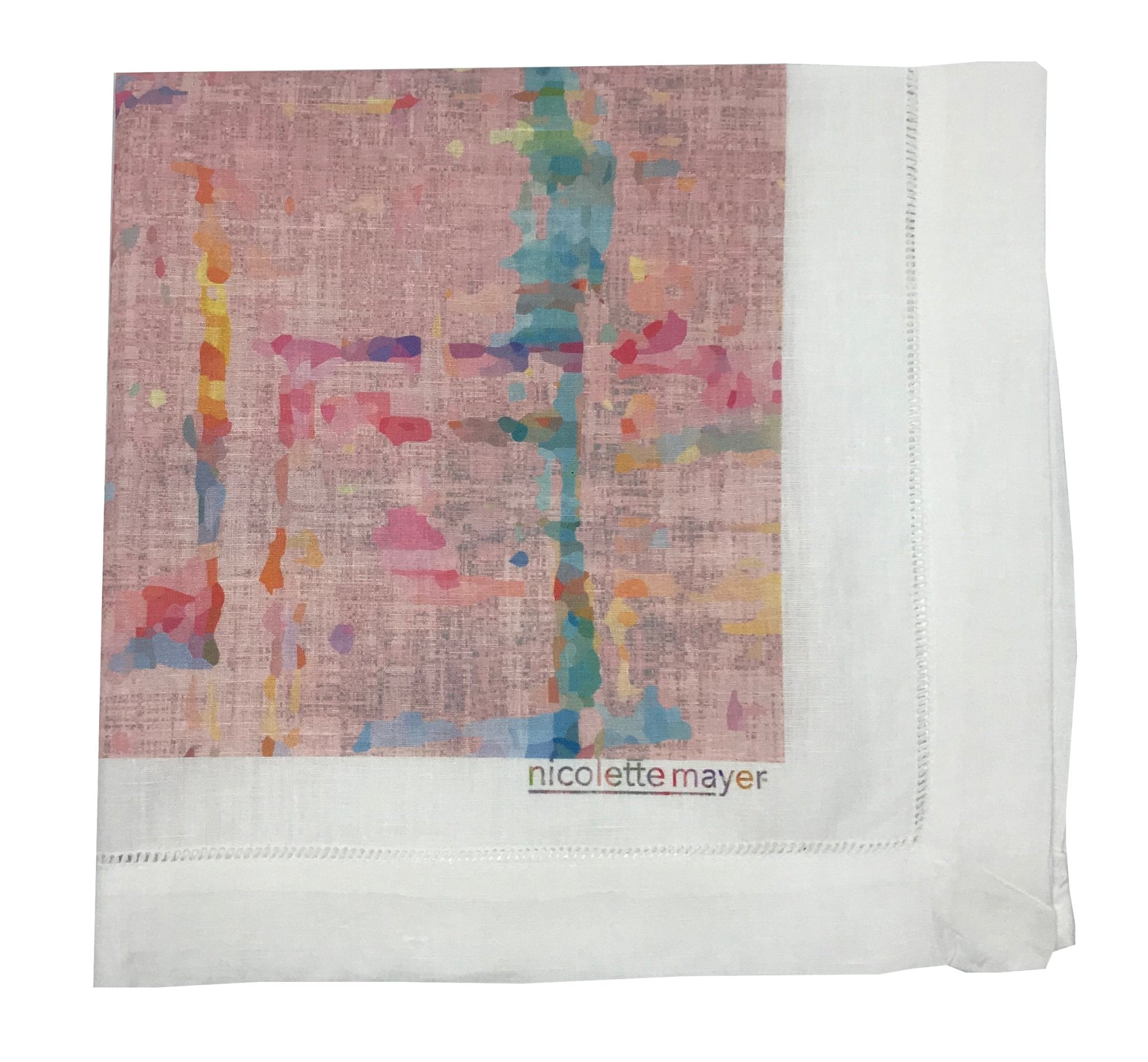 Coco Pink 22X22 Hemstitch Napkin - nicolettemayer.com