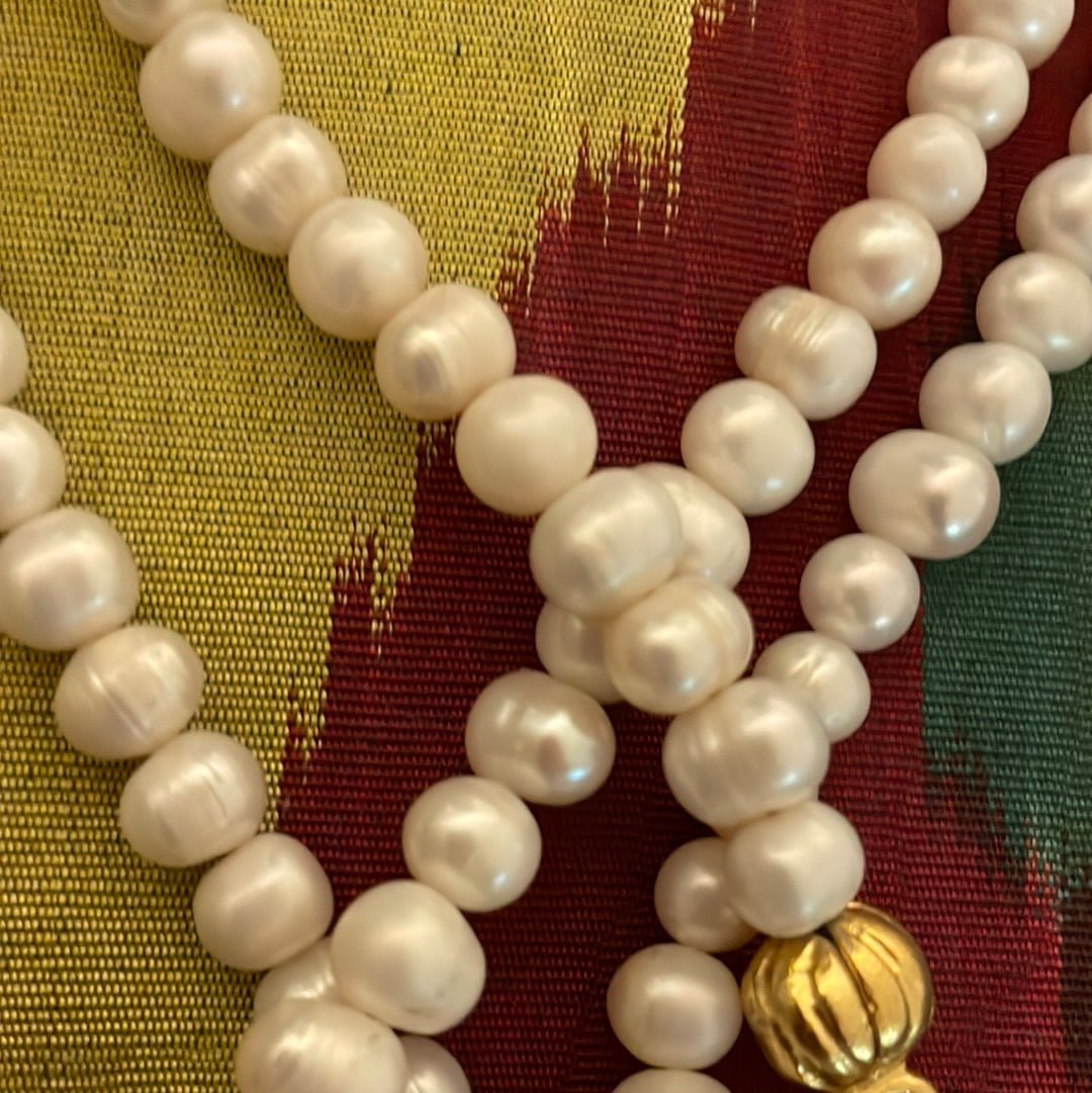 Dragonfly Pearl and Turquoise Necklace - nicolettemayer.com