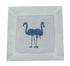 FLAMINGOS IN THE MIRROR BEVERLY 6"X6" HEMSTITCH COCKTAIL NAPKINS, SET OF 4 - nicolettemayer.com