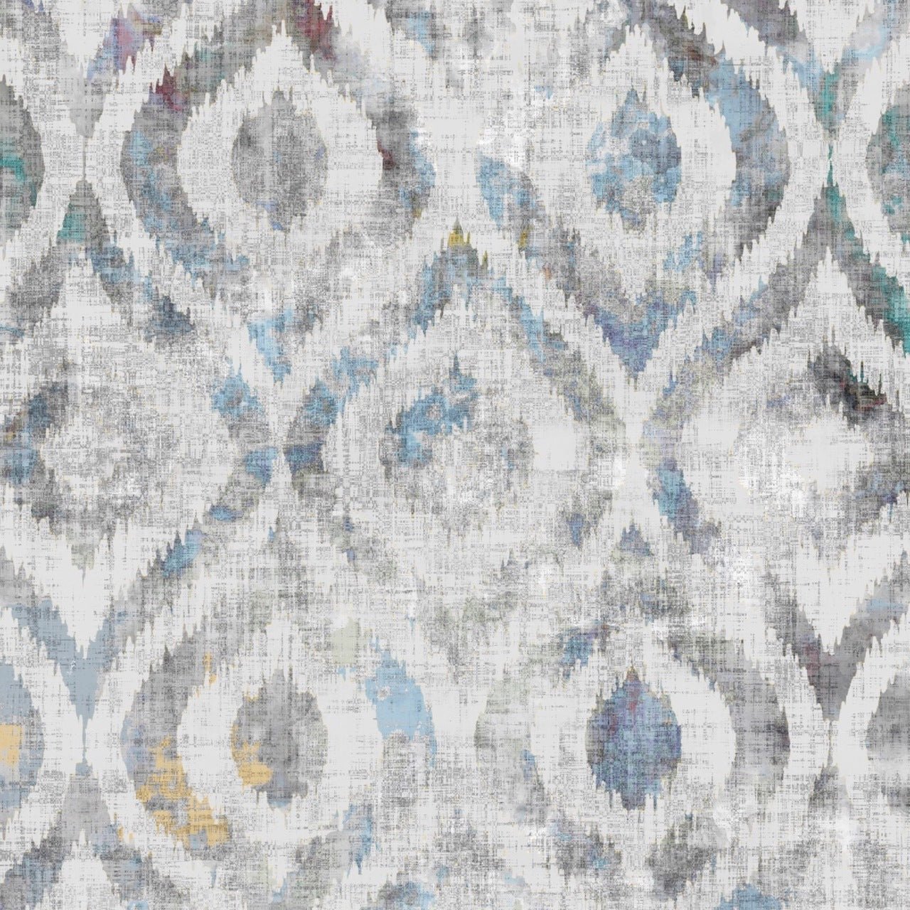 Ikat Opulence Wallpaper, Per Yard - nicolettemayer.com