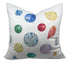 Jewel Modern Accent Throw Pillow 22"x22" - nicolettemayer.com