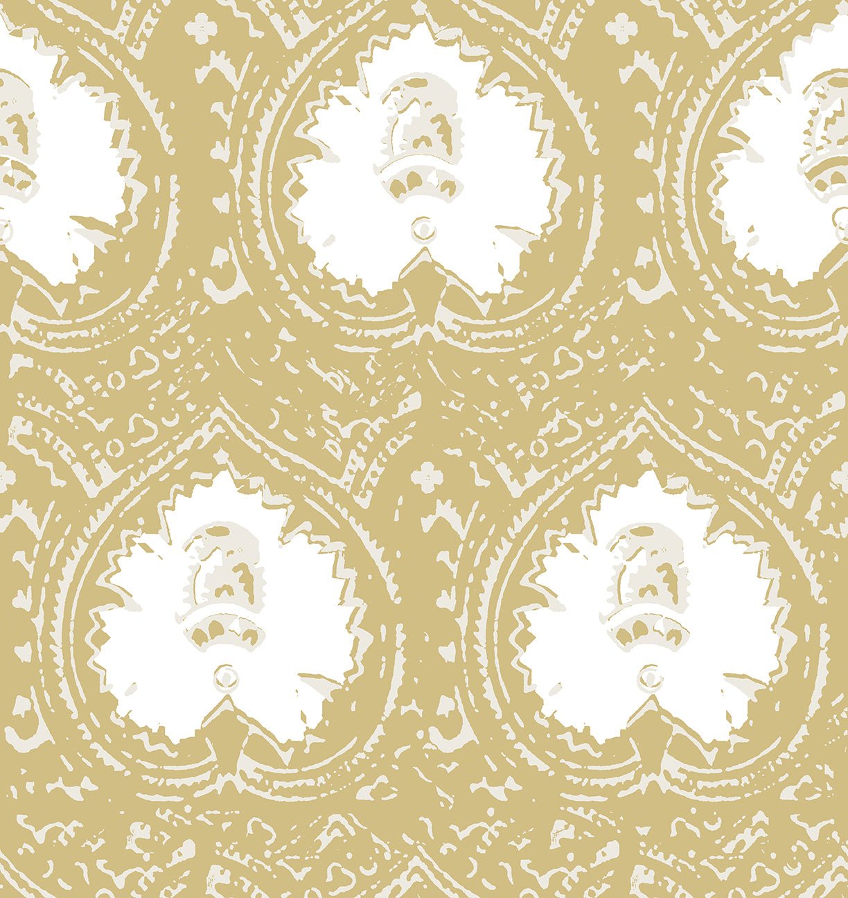 Lantern Gold Peel and Stick Wallpaper, Double Roll, Double Roll, 34" x 288", 48 sq ft - nicolettemayer.com