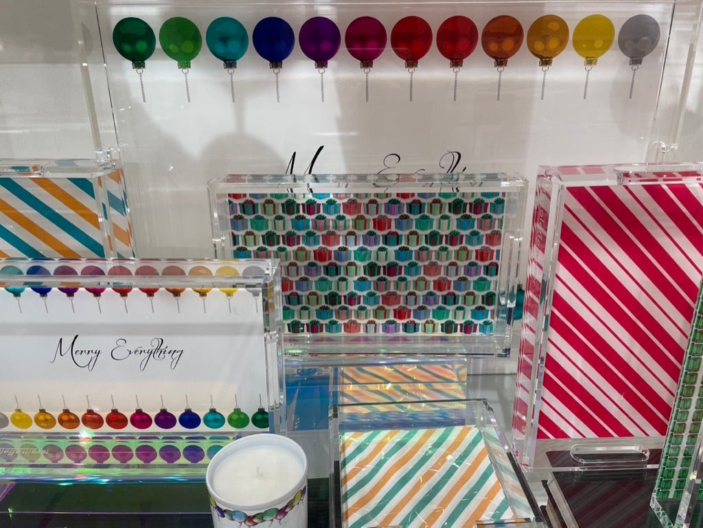 Merry Everything! Acrylic Vanity Tray 12.25X7 - nicolettemayer.com