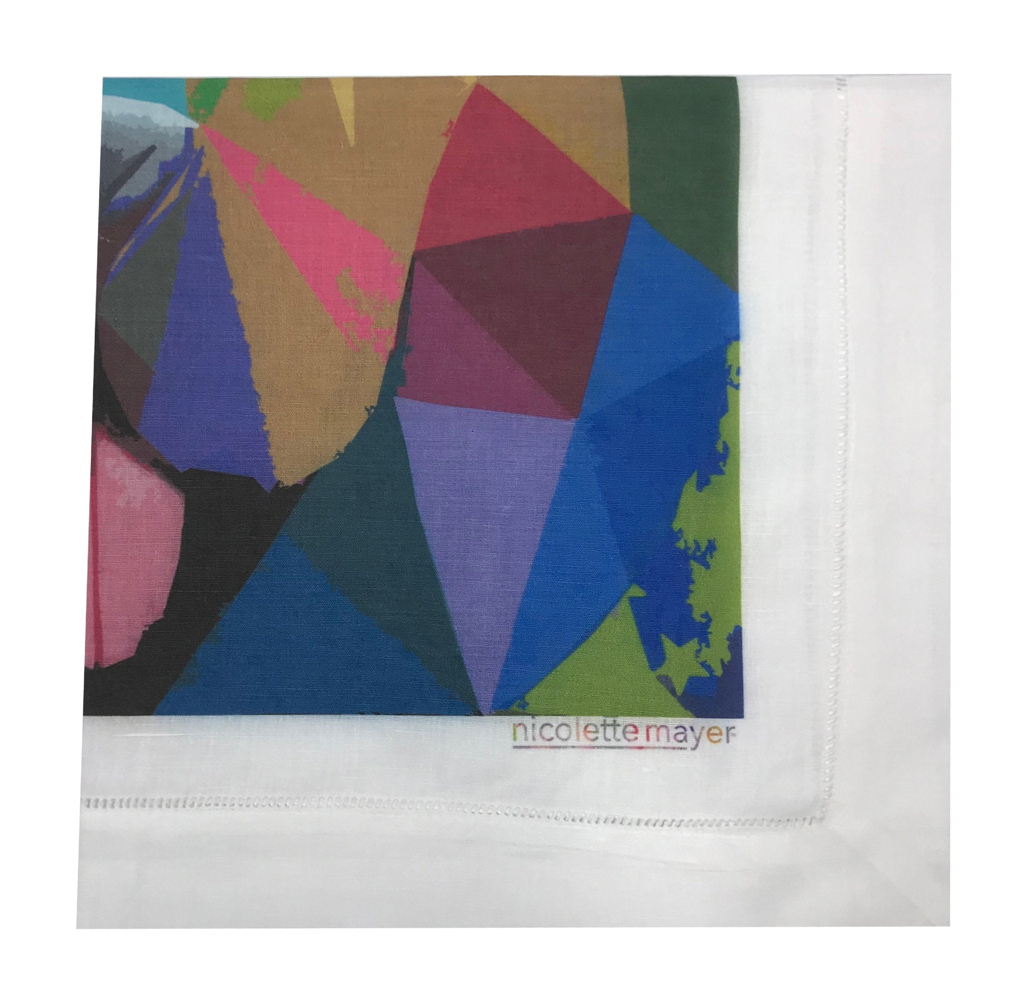 Ode To Kuda Candy 22X22 Hemstitch Napkin, Set of 4 - nicolettemayer.com