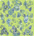 Paisley Block Mojito Peel and Stick Wallpaper, Double Roll, 34" x 288", 48 sq ft - nicolettemayer.com