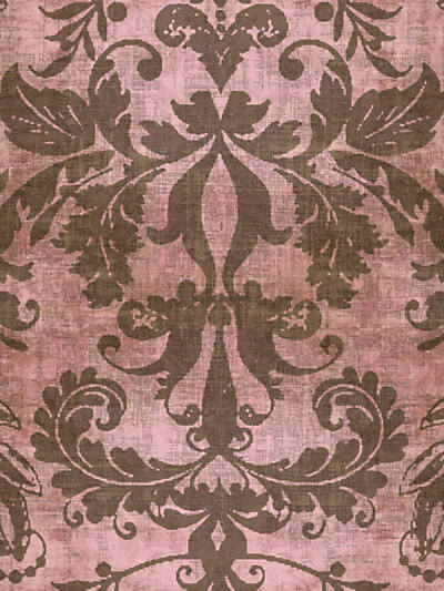 Palace Damask Blush Wallpaper, Per Yard - nicolettemayer.com