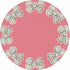 Pearl Bow Pink 16" Round Pebble Placemats, Set of 4 - nicolettemayer.com