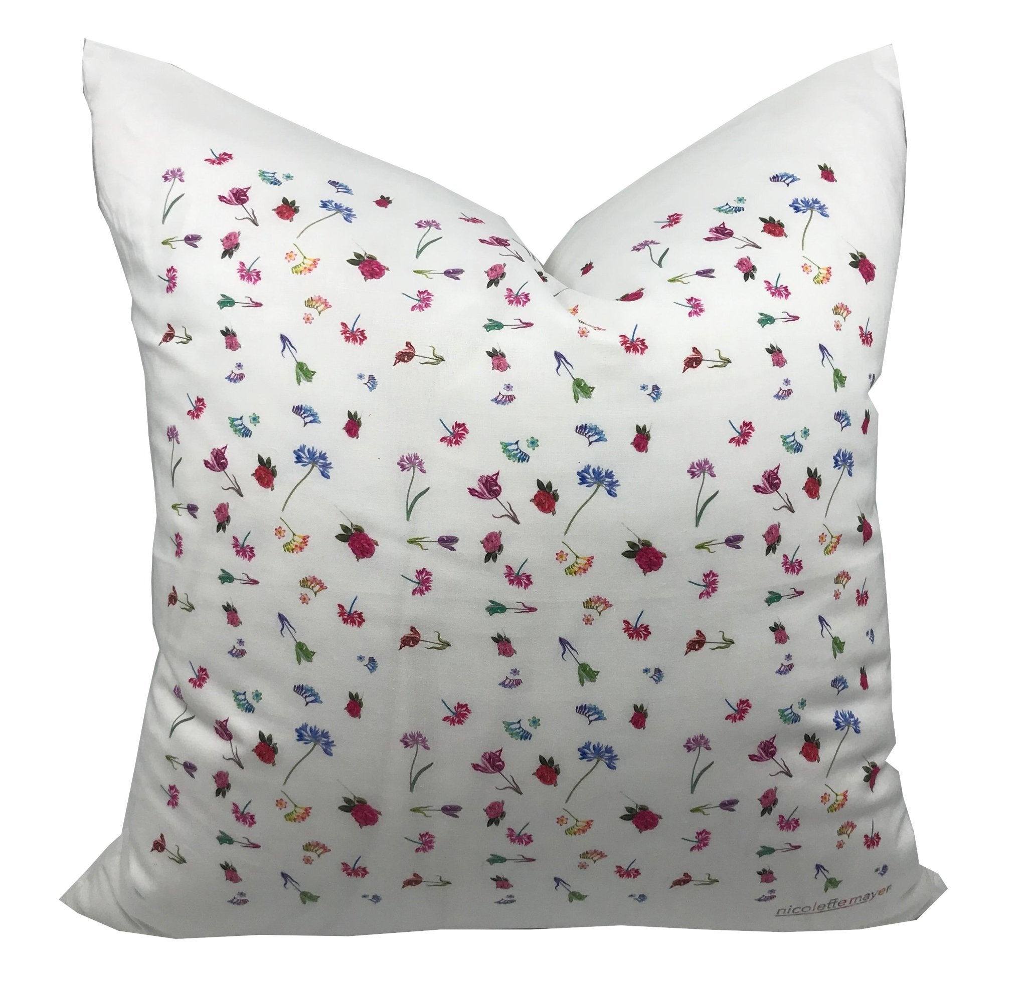 Pistals Tossed 22" X 22" Designer Pillows - nicolettemayer.com