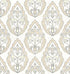 Prayer Greige Peel and Stick Wallpaper, Double Roll, 26" x 288", 48 sq ft - nicolettemayer.com