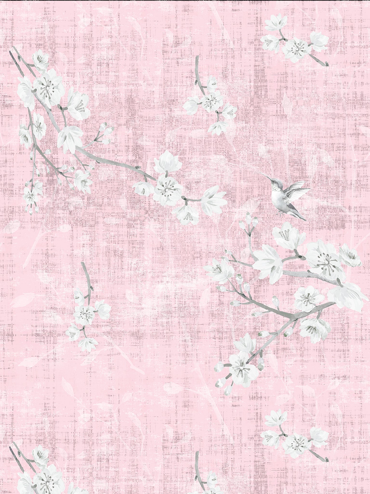 Blossom Fantasia Soft Pink Fabric - nicolettemayer.com
