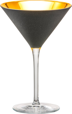 ORO24k Martini Crystal 24k Glass, Set of 2