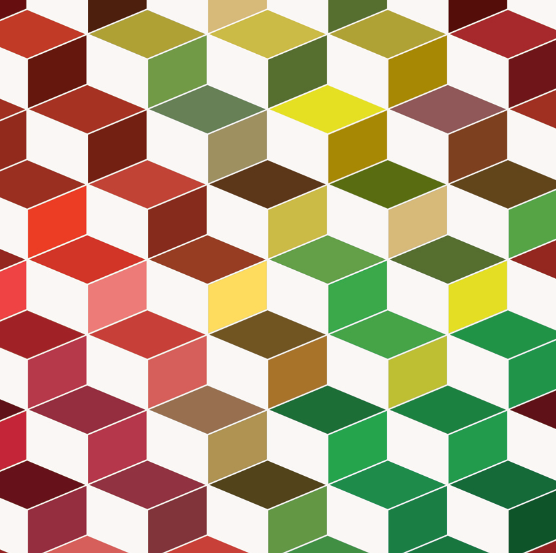 Modern Cubism Fabric - nicolettemayer.com