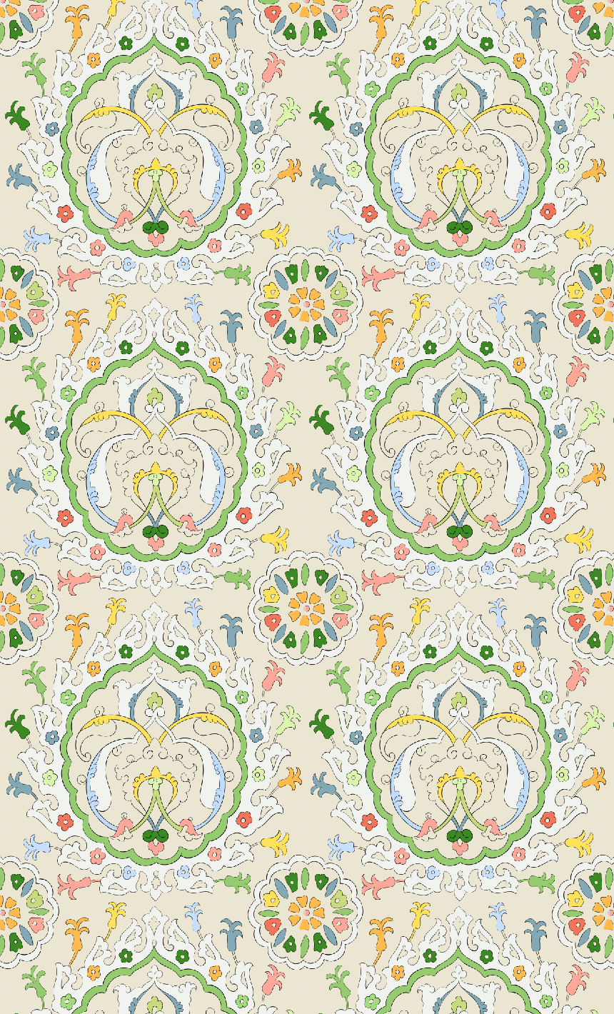 Udaipur Lynx @Hom Peel and Stick Wallpaper, Double Roll, 34&quot; x 288&quot;, 48 sq ft