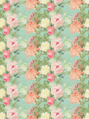 Les Fleurs Spring Wallpaper, Per Yard - nicolettemayer.com