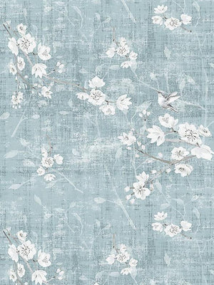 Blossom Fantasia Slate Wallpaper - nicolettemayer.com