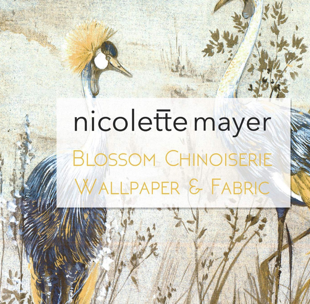Blossom Chinoiserie Book Wallpaper Book - nicolettemayer.com