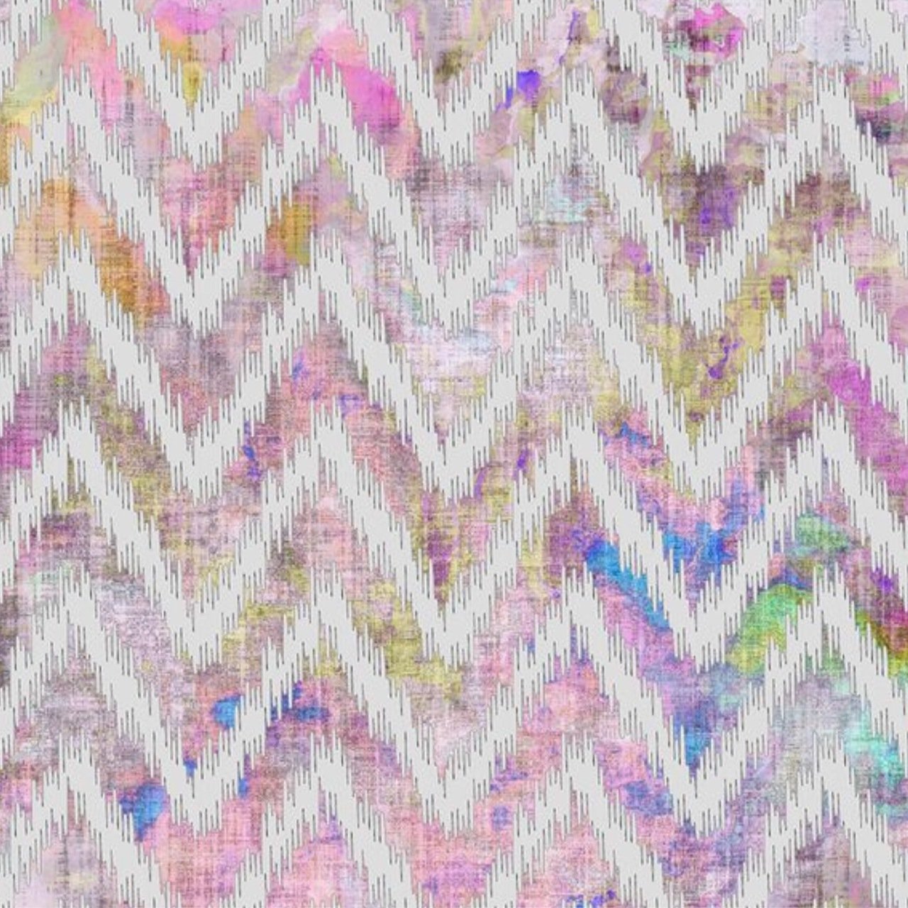 Chevron Fressia Wallpaper, Per Yard - nicolettemayer.com