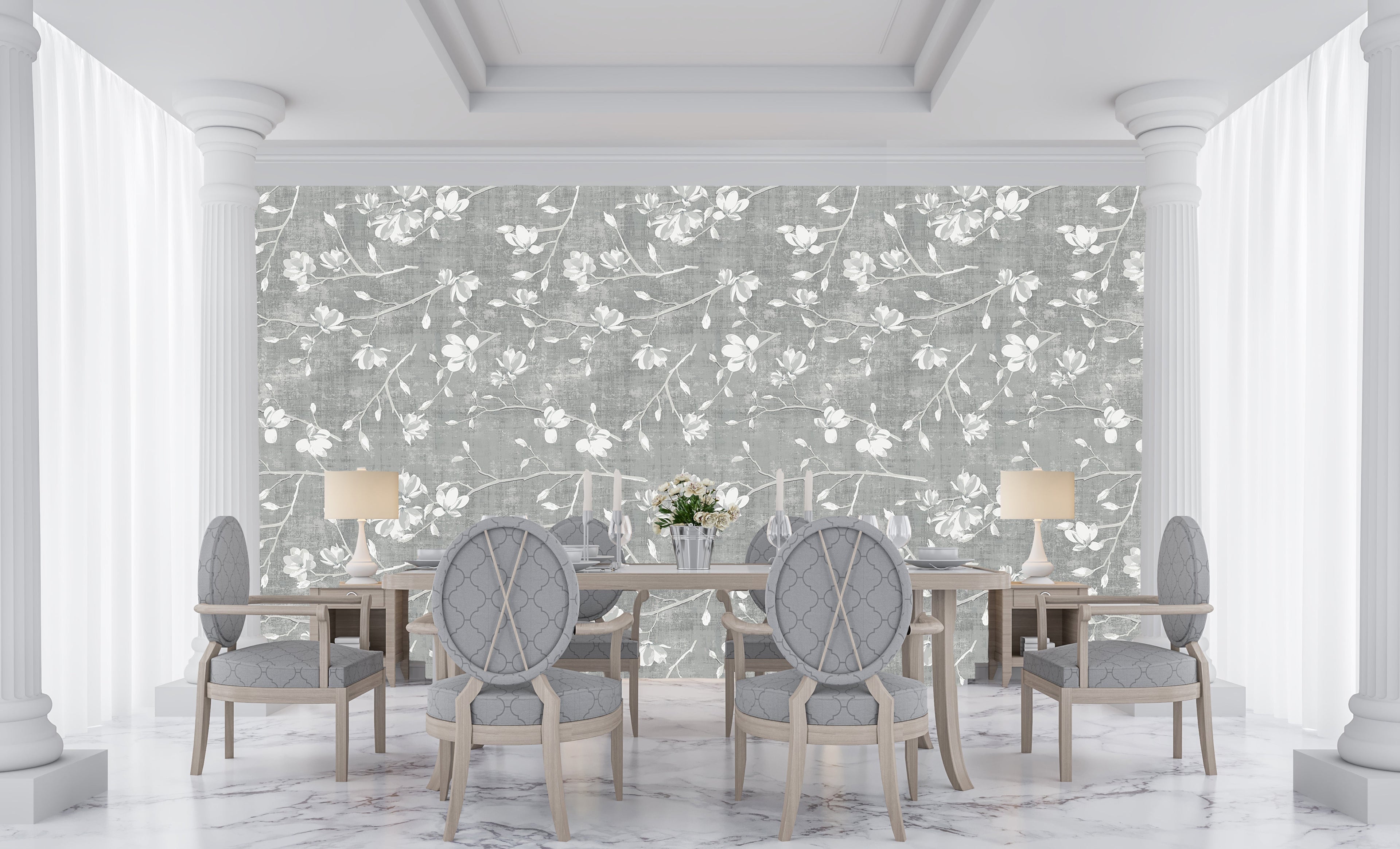 Bloom Grasscloth Wallpaper Collection