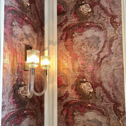 Agate Amber Wallpaper, Per Yard