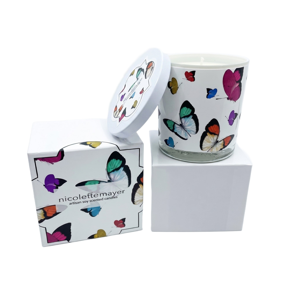 Butterflies Candle