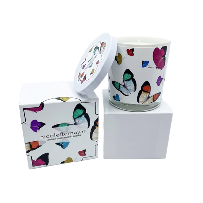 Butterflies Candle