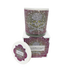 Crossbones Large Radial Pink Yellow Houndstooth Candle - nicolettemayer.com