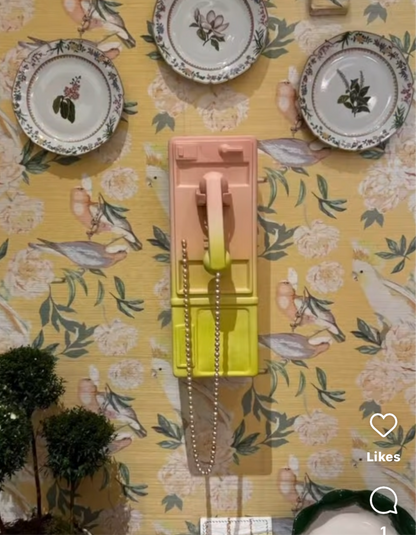 Peony Inspira Goldenrod Tapete, Meterware