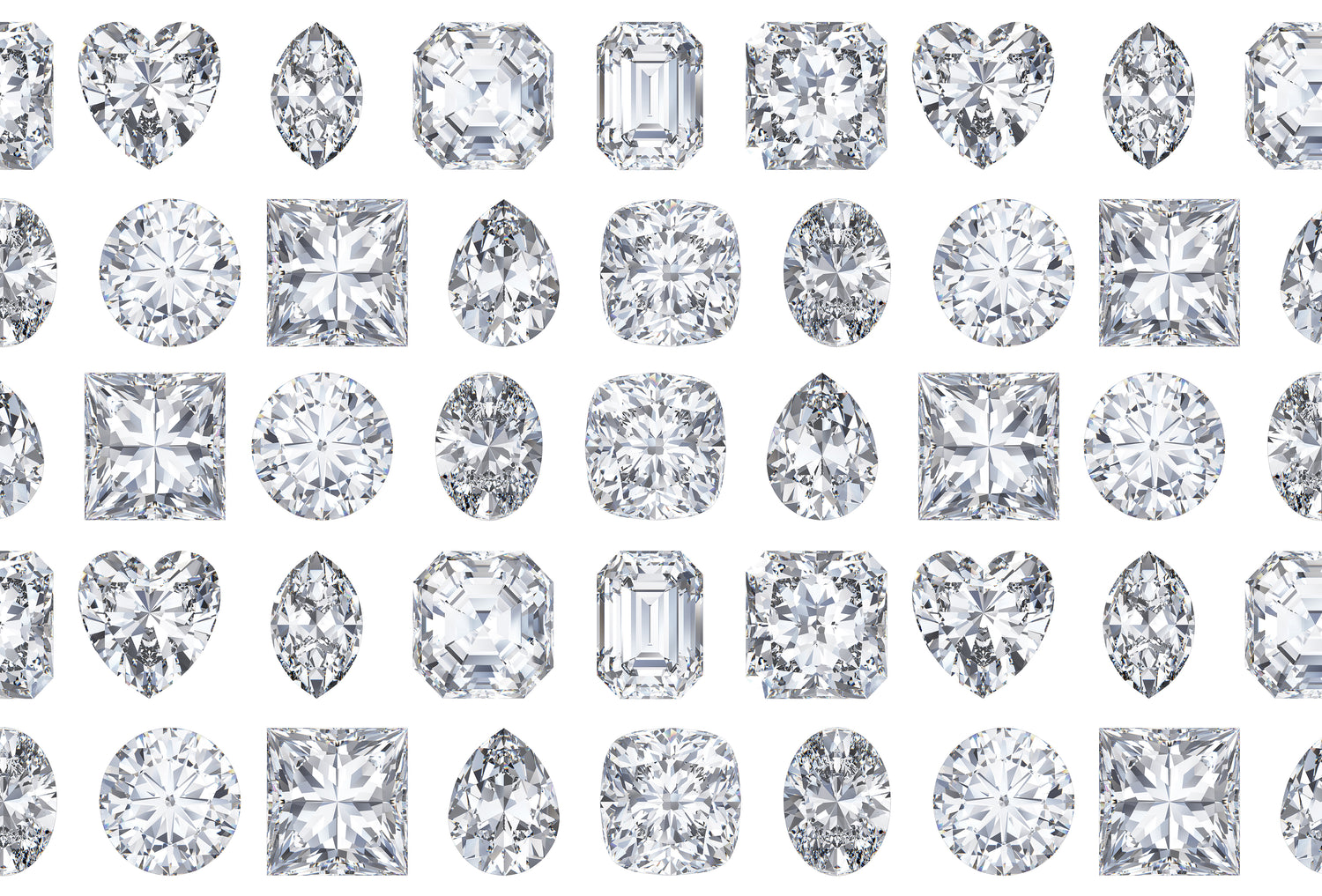 Bougie Diamonds Ice Paper Placemat Pad, One Set Of 24