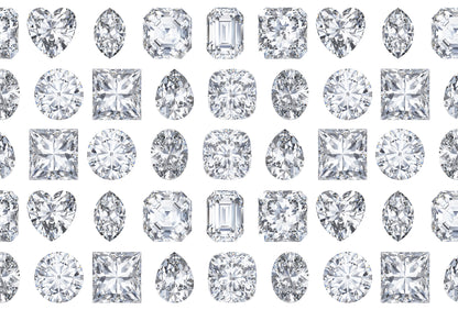 Bougie Diamonds Ice Paper Placemat Pad, One Set Of 24