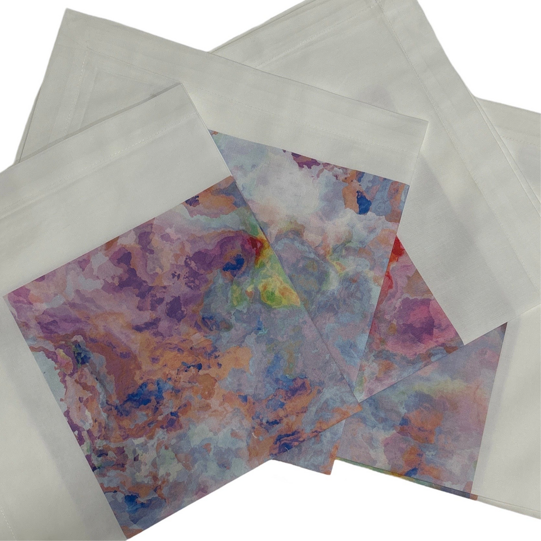 Impressionism Passiflora 22X22 Cotton Sateen Napkin, Set Of 4