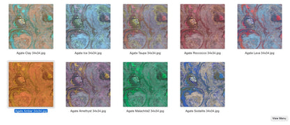 Agate Amber Wallpaper, Per Yard