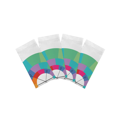 All Directions Cotton Sateen Dinner Napkins - nicolettemayer.com