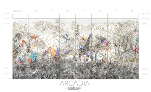 Arcadia Mural (A Set of 8 Panels)