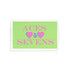 Canasta Aces And Sevens Key Lime Pink 12.5x7.75 Acrylic Tray - nicolettemayer.com 