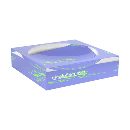 Canasta  Aces And Sevens Lime Hydrangea Candy Catchall Dish