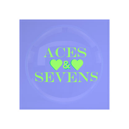 Canasta  Aces And Sevens Lime Hydrangea Candy Catchall Dish