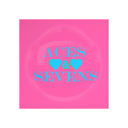 Canasta Aces And Sevens Pink Blue Canasta Candy Catchall Dish