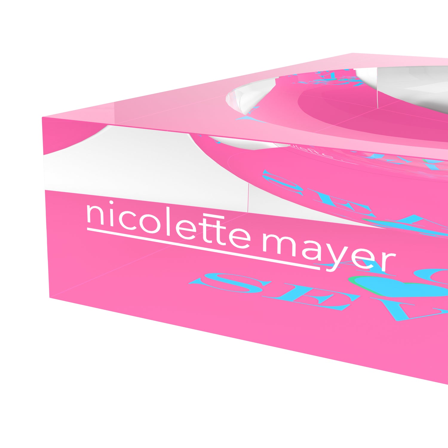 Canasta Aces And Sevens Pink Blue Canasta Candy Catchall Dish