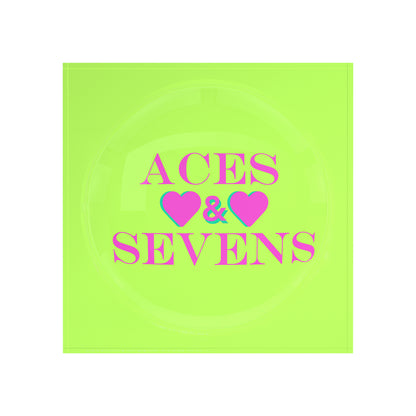 Canasta Aces And Sevens Key Lime Pink Candy Catchall Dish