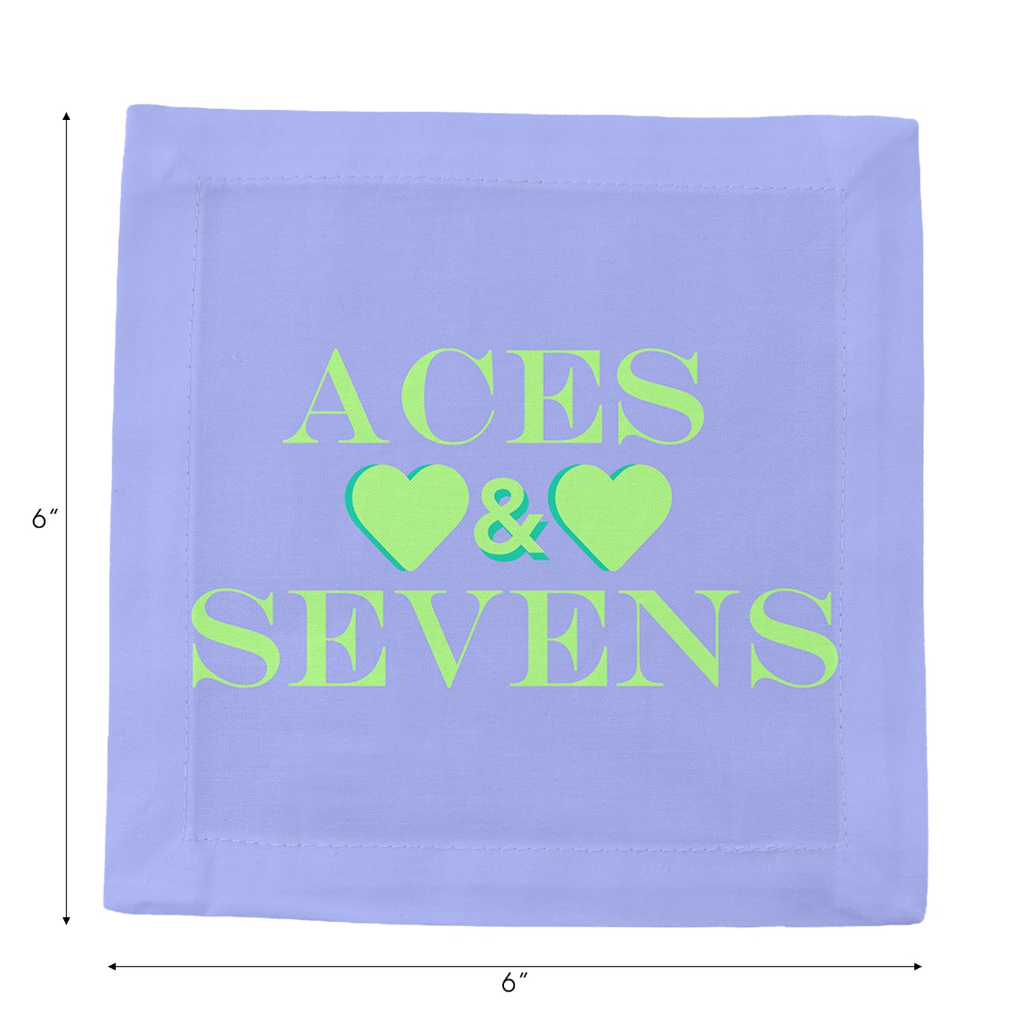 Aces And Sevens Lime Hydrangea Cotton Sateen Cocktail Napkins - nicolettemayer.com