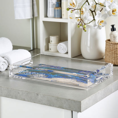 Agate Sodalite 12.5X7.75 Acrylic Tray - nicolettemayer.com
