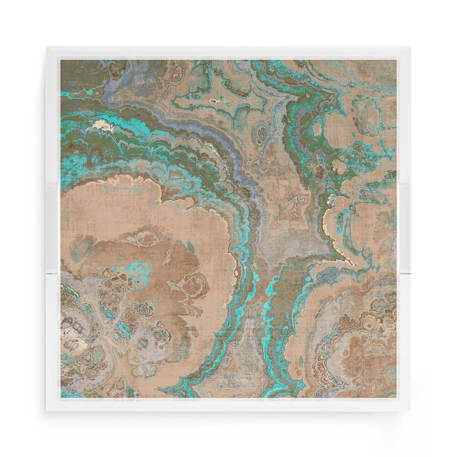 Agate Clay 15X15 Acrylic Tray - nicolettemayer.com
