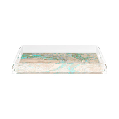 Agate Clay 15X15 Acrylic Tray - nicolettemayer.com

