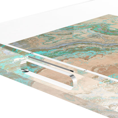 Agate Clay 15X15 Acrylic Tray - nicolettemayer.com
