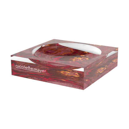Agate Roccocco Acrylic Candy Catchall Dish - nicolettemayer.com