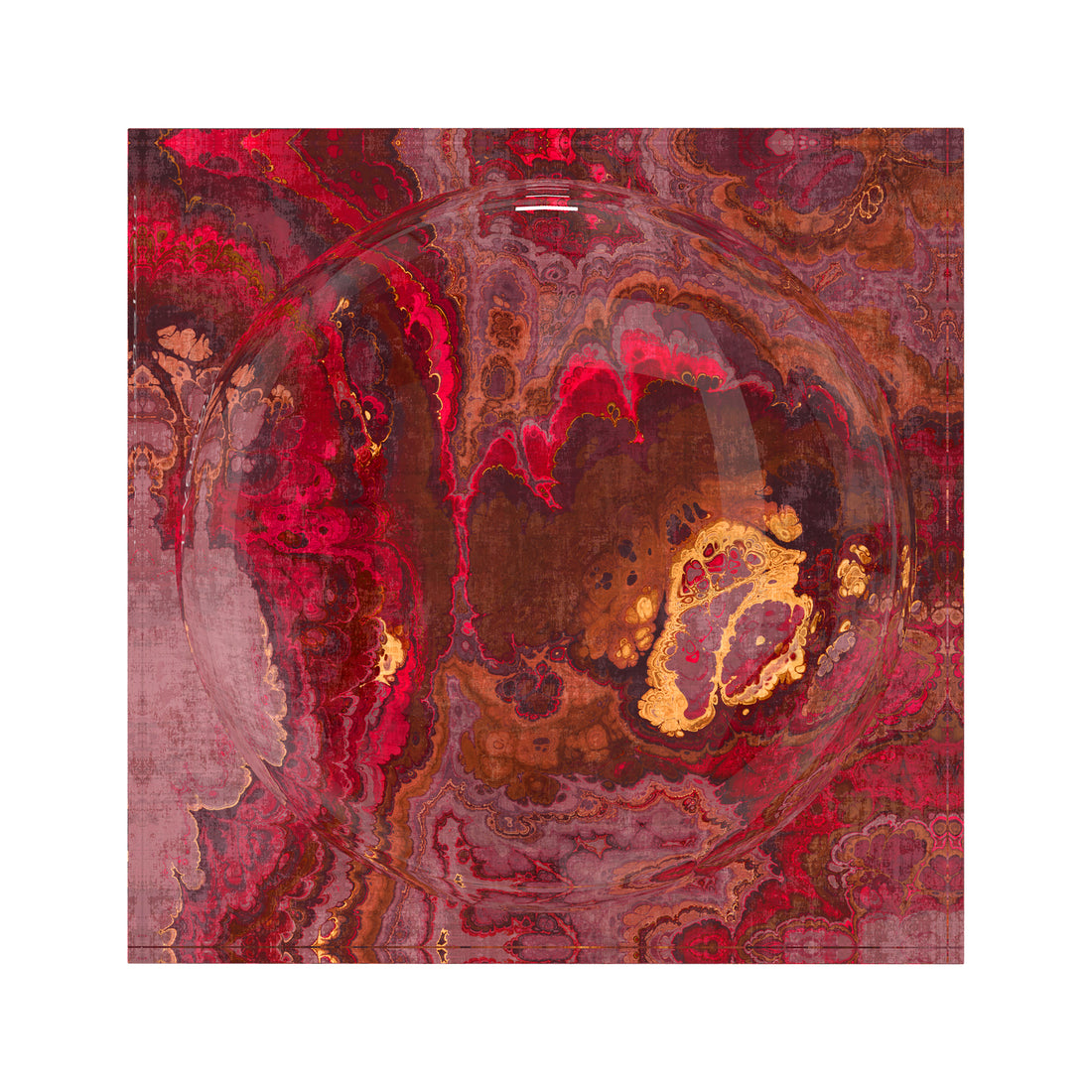 Récipient à bonbons en acrylique Agate Rococo 